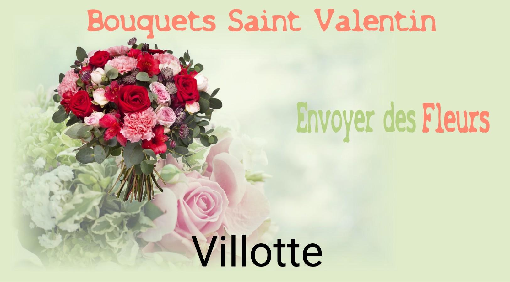 Roses de Saint-Valentin livrées à Villotte